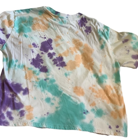 Juniors size XL Pokemon Characters Tie Dye Boxy Cut T-Shirt - Picture 2 of 12